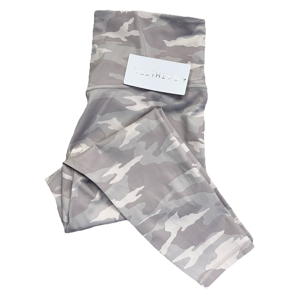Athleta Elation Camo 7/8 Tight Womens Size 1X Gray Camouflage Athletic Pants NEW